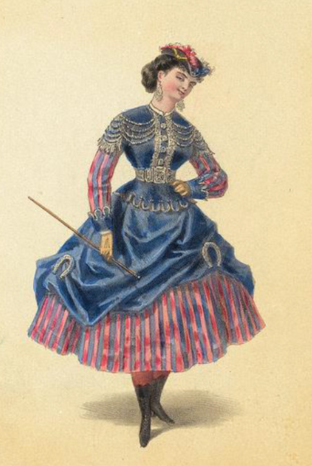 Mlle Athalie Manvoy Comédienne, demi-mondaine, et « merveille de beauté »